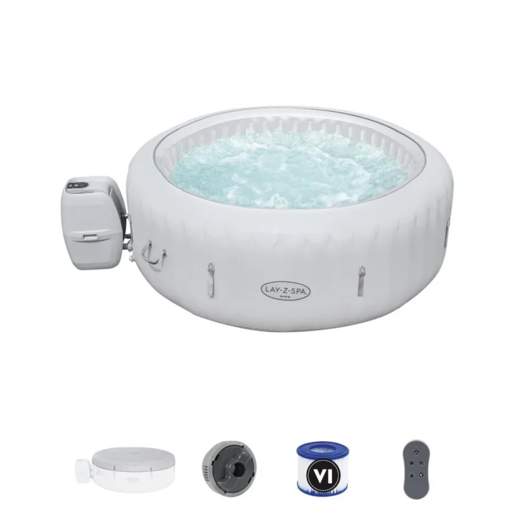 Paris Lay Z Spa Airjet Napuhavanje Jacuzzi Bestway Za 6 Osoba + Navlaka + Pumpa + Filter 1