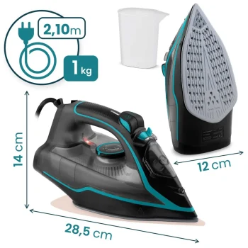 Parno Glačalo 2600w Berdsen Bd 331 Keramički Premaz Vertikalni Rad, Siva, Var. 333101 3