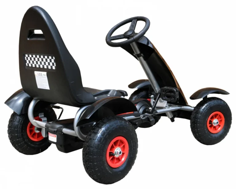 Pedalni Go Kart Racing Xl Crni 3+ 3