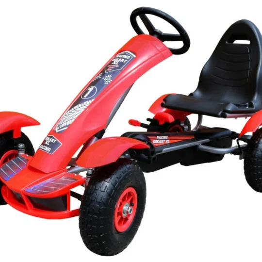 Pedalni Go Kart Racing Xl Crveni 3+ 1