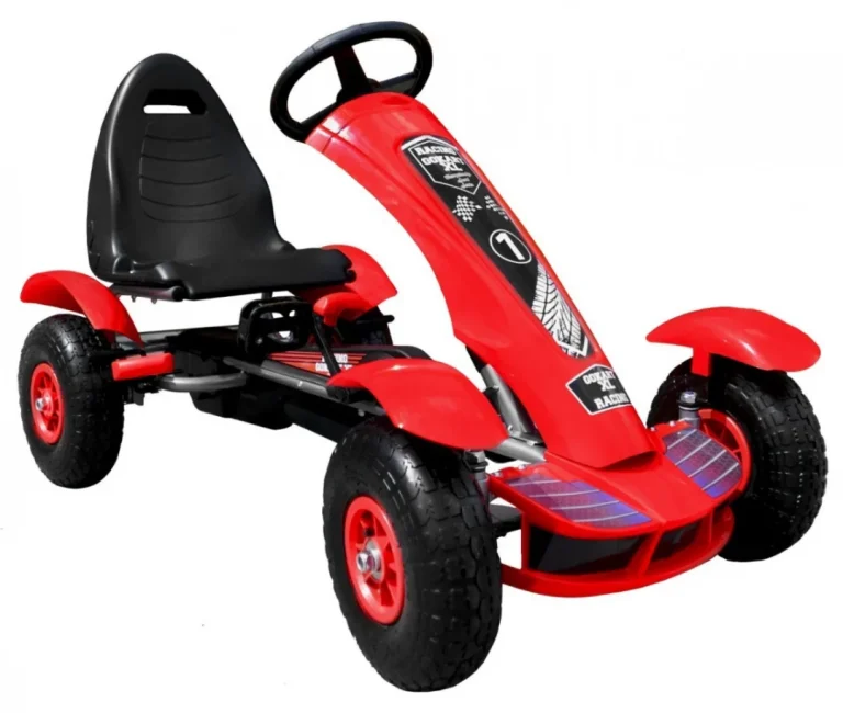 Pedalni Go Kart Racing Xl Crveni 3+ 6