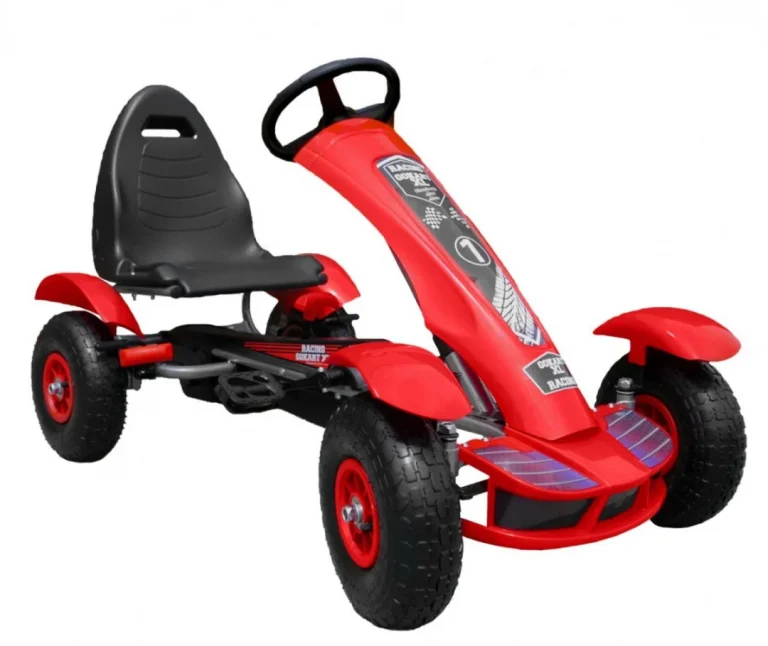 Pedalni Go Kart Racing Xl Crveni 3+ 8