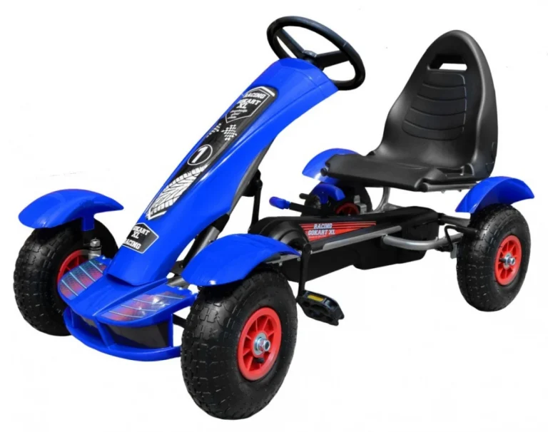 Pedalni Go Kart Racing Xl Plavi 3+ 1