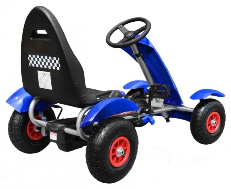 Pedalni Go Kart Racing Xl Plavi 3+ 4