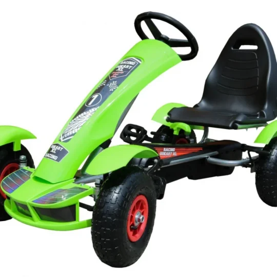 Pedalni Go Kart Racing Xl Zeleni 3+ 1