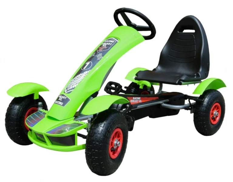Pedalni Go Kart Racing Xl Zeleni 3+ 1