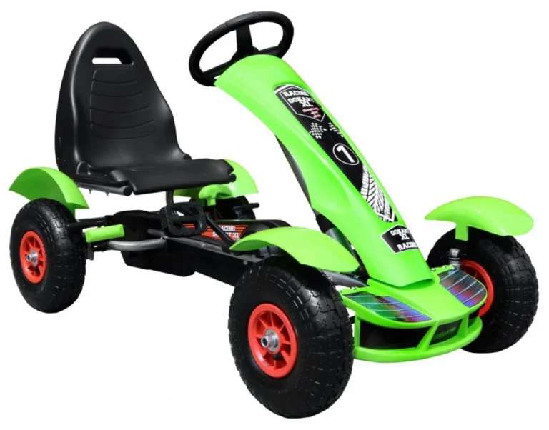 Pedalni Go Kart Racing Xl Zeleni 3+ 2