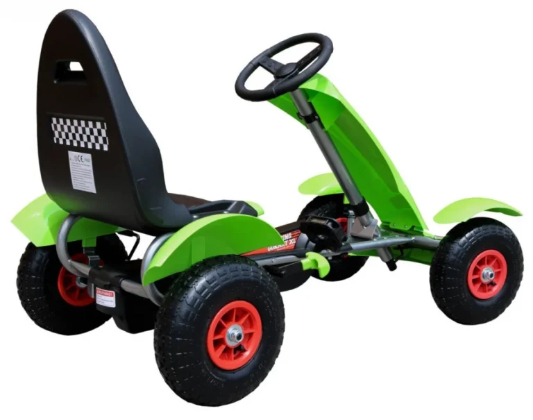 Pedalni Go Kart Racing Xl Zeleni 3+ 3