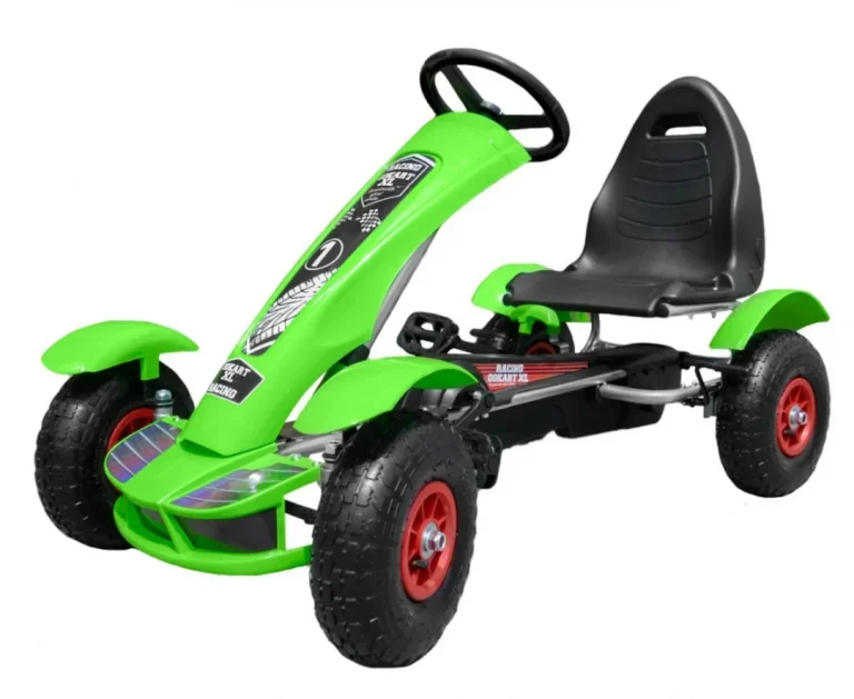 Pedalni Go Kart Racing Xl Zeleni 3+ 4