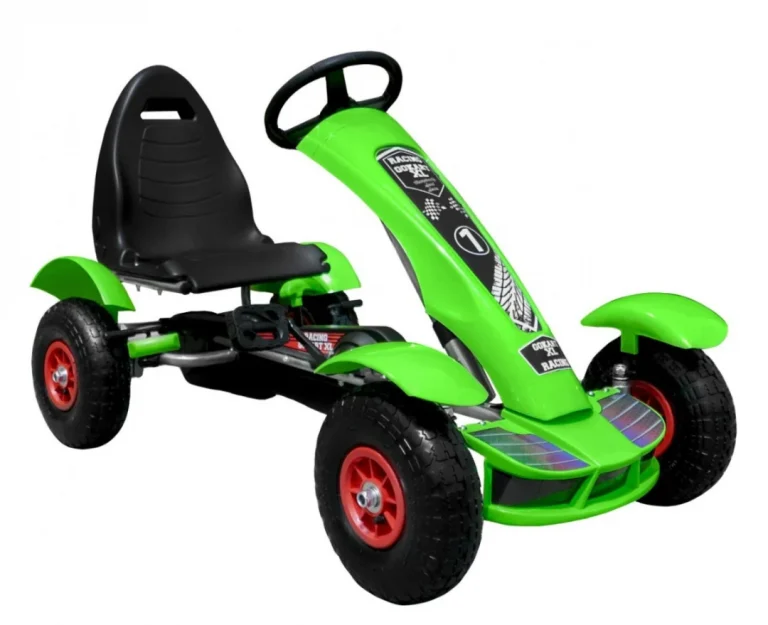 Pedalni Go Kart Racing Xl Zeleni 3+ 5