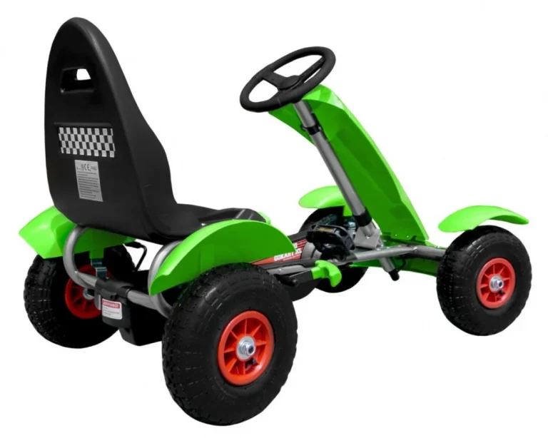 Pedalni Go Kart Racing Xl Zeleni 3+ 6