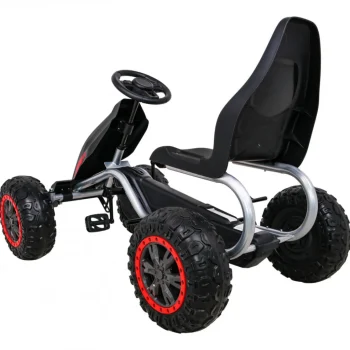 Pedalni Go Kart Strong Crni Nosivost 100 Kg 5