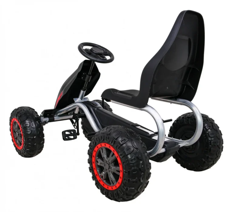 Pedalni Go Kart Strong Crni Nosivost 100 Kg 5