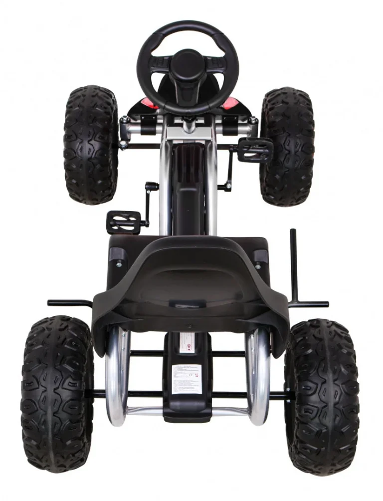 Pedalni Go Kart Strong Crni Nosivost 100 Kg 6