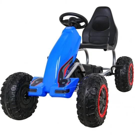 Pedalni Go Kart Strong Plavi Nosivost 100 Kg 1