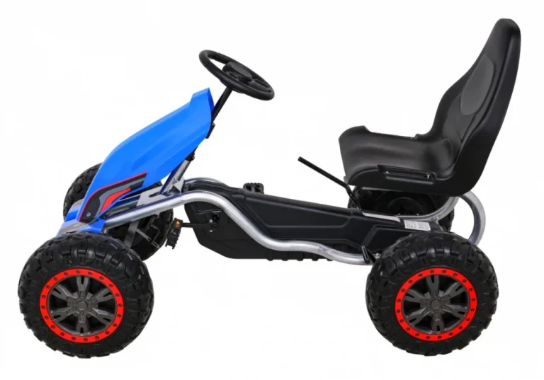 Pedalni Go Kart Strong Plavi Nosivost 100 Kg 4