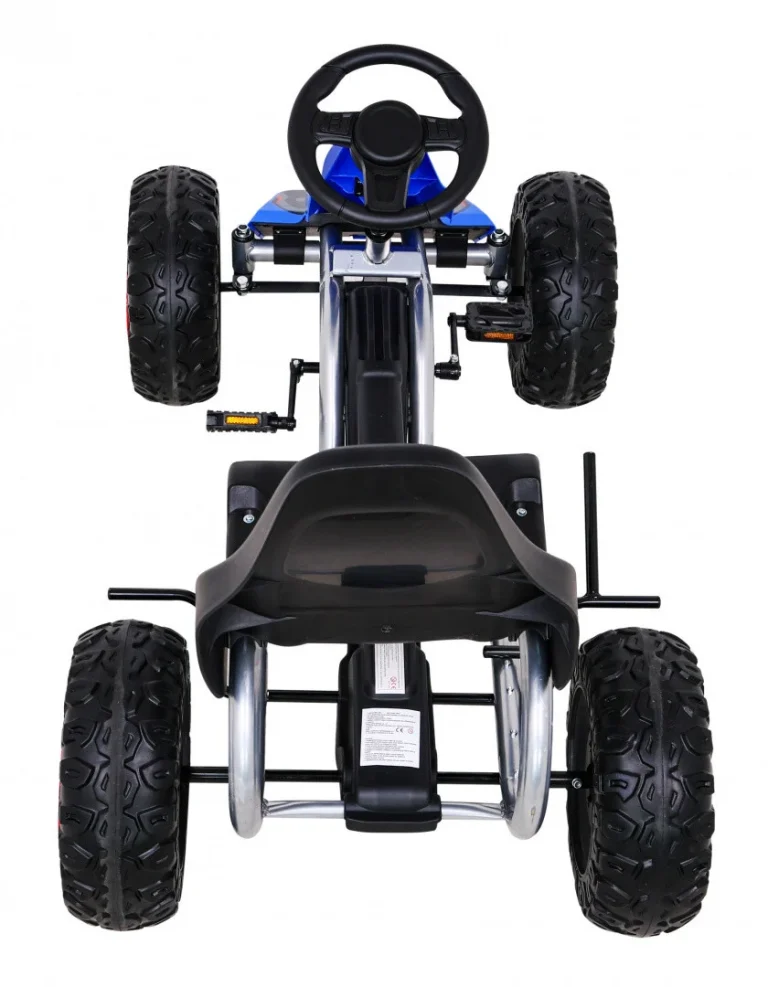 Pedalni Go Kart Strong Plavi Nosivost 100 Kg 6