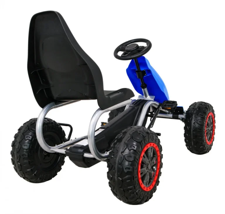 Pedalni Go Kart Strong Plavi Nosivost 100 Kg 7