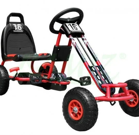 Pedalni Go Kart Topspeed Crveni 136 Cm 1