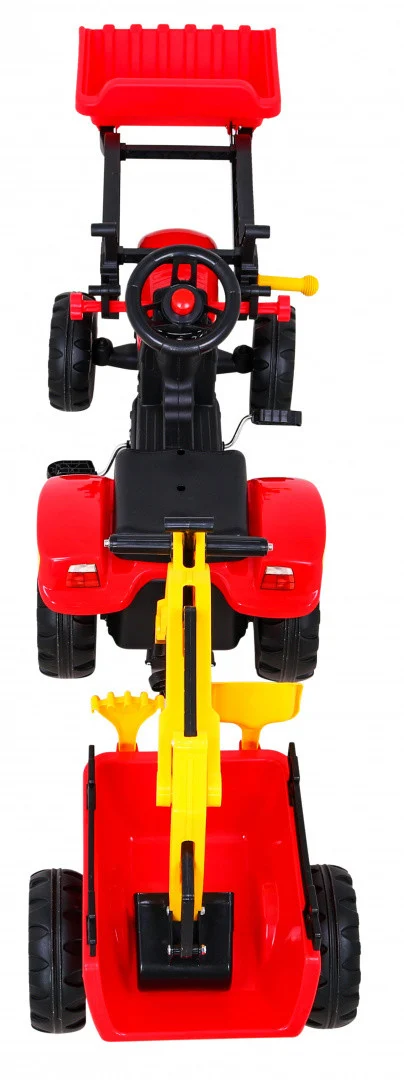 Pedalni Go Kart Traktor Bager S Prikolicom + Pribor 5