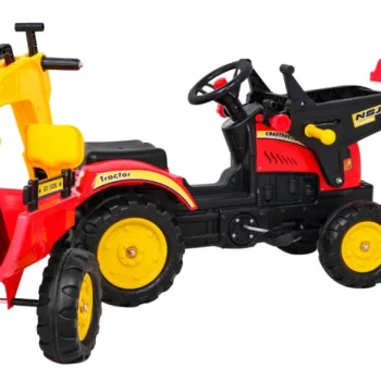 Pedalni Go Kart Traktor Bager S Prikolicom + Pribor 6
