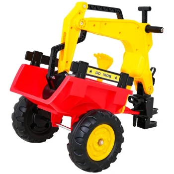 Pedalni Go Kart Traktor Bager S Prikolicom + Pribor 8