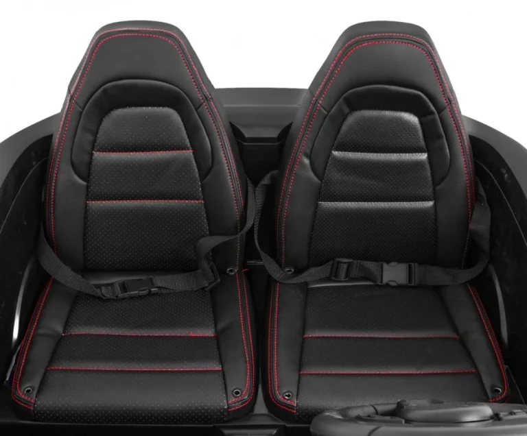 Perfecta Auto Za 2 Djece Crni + Napuhani Kotači + Motor Bez četkica + Mp3 Led + Sporo, Crna Auto Na Akumulator 14