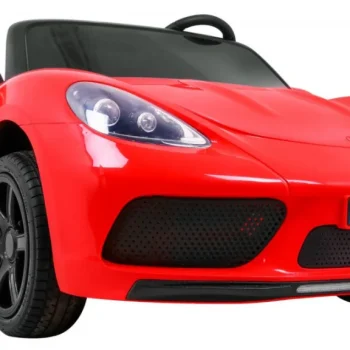 Perfecta Auto Za 2 Djece Crveni + Napuhani Kotači + Motor Bez četkica + Mp3 Led + Sporo, Crvena Auto Na Akumulator 11
