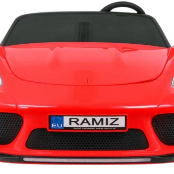 Perfecta Auto Za 2 Djece Crveni + Napuhani Kotači + Motor Bez četkica + Mp3 Led + Sporo, Crvena Auto Na Akumulator 3