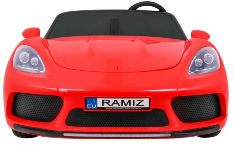 Perfecta Auto Za 2 Djece Crveni + Napuhani Kotači + Motor Bez četkica + Mp3 Led + Sporo, Crvena Auto Na Akumulator 3