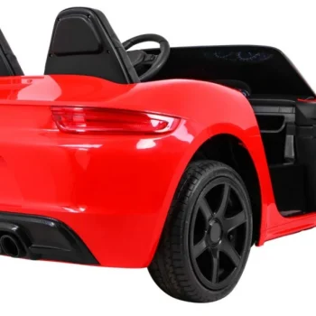 Perfecta Auto Za 2 Djece Crveni + Napuhani Kotači + Motor Bez četkica + Mp3 Led + Sporo, Crvena Auto Na Akumulator 7