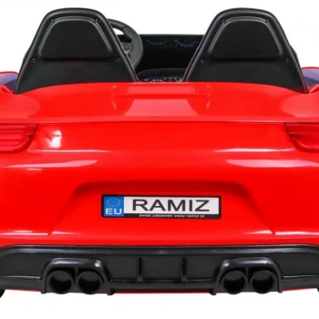 Perfecta Auto Za 2 Djece Crveni + Napuhani Kotači + Motor Bez četkica + Mp3 Led + Sporo, Crvena Auto Na Akumulator 8