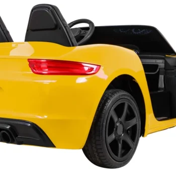 Perfecta Automobil Za 2 Djece Žuti + Napuhani Kotači + Motor Bez Četkica + Mp3 Led + Sporo, žuta Auto Na Akumulator 11