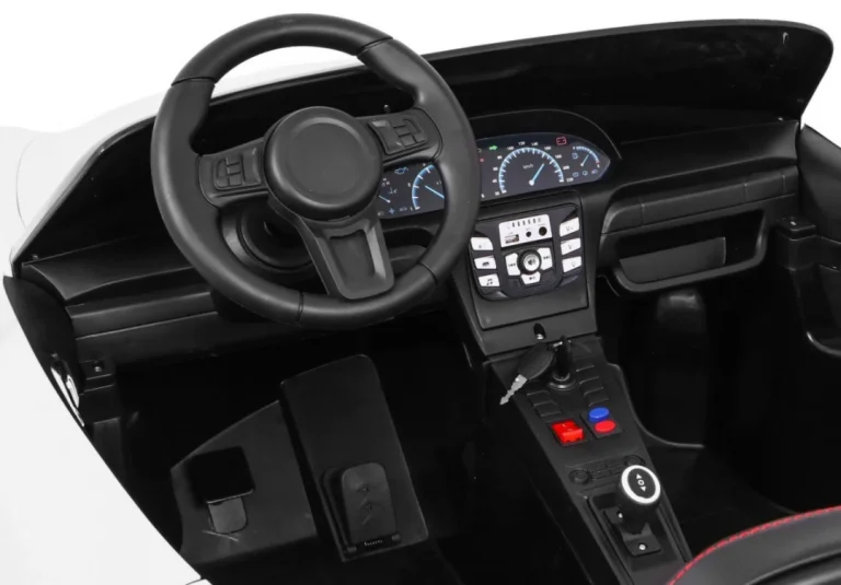 Perfecta Auto Za 2 Djece Na Akumulator, Bijeli Auto Na Akumulator 6