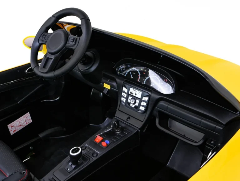 Perfecta Lift Automobil Za 2 Djece, žuti Auto Na Akumulator 4
