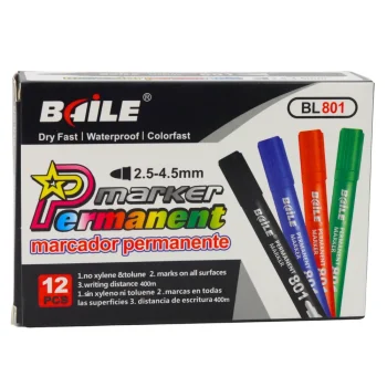 Permanentni Marker Vodootporni Crveni 2,5 4,5 Mm 4