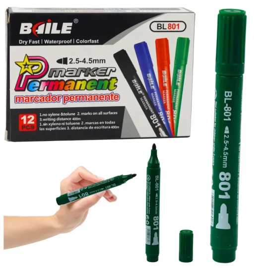 Permanentni Marker Vodootporni Zeleni 2,5 4,5 Mm 1