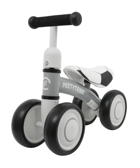Pettytrike Balansni Bicikl Bijeli 4 Kotača 1