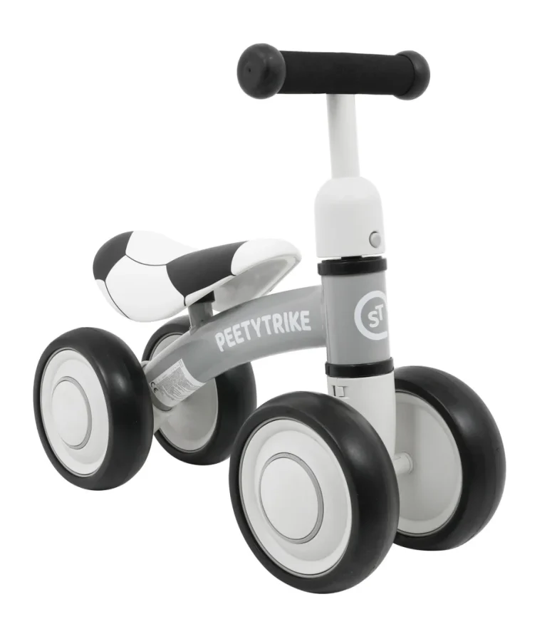 Pettytrike Balansni Bicikl Bijeli 4 Kotača 2