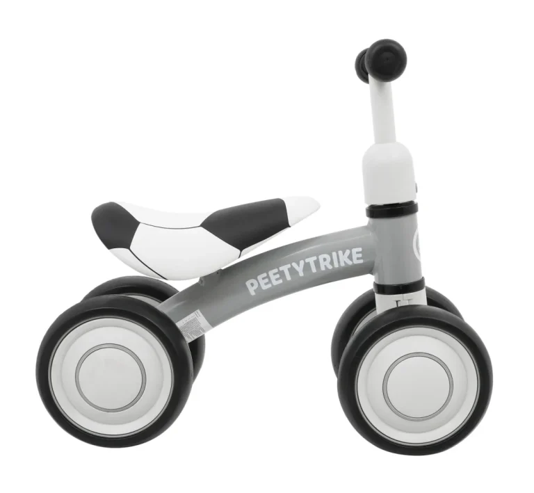 Pettytrike Balansni Bicikl Bijeli 4 Kotača 3