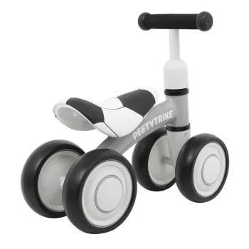 Pettytrike Balansni Bicikl Bijeli 4 Kotača 4