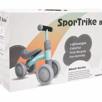 Pettytrike Balansni Bicikl Plavi 4 Kotača 11