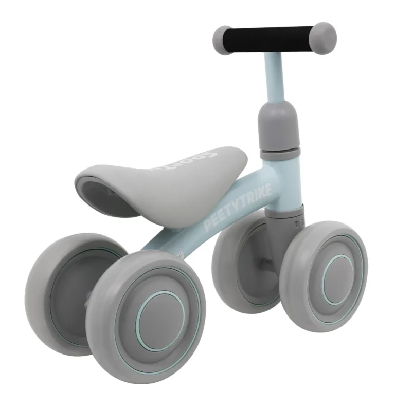 Pettytrike Balansni Bicikl Plavi 4 Kotača 4