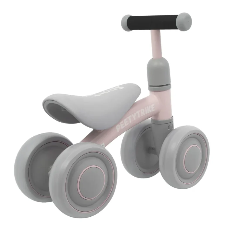 Pettytrike Balansni Bicikl Ružičasti 4 Kotača 4