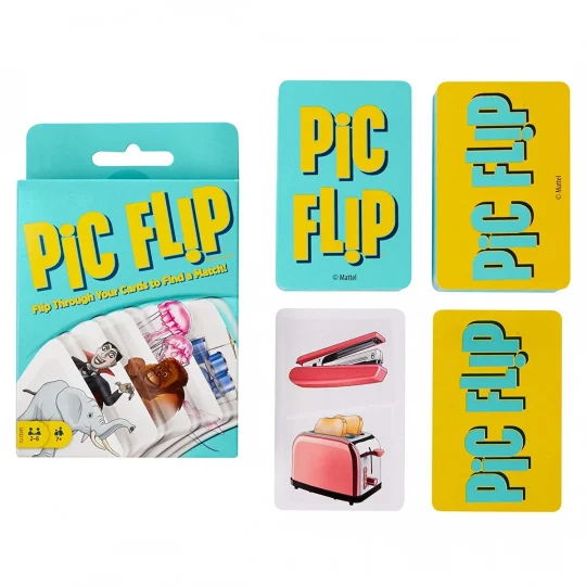 Pic Flip Logička Kartaška Igra Za Djecu 7+. Igra Asocijacija + 110 Slikovnih Kartica 1