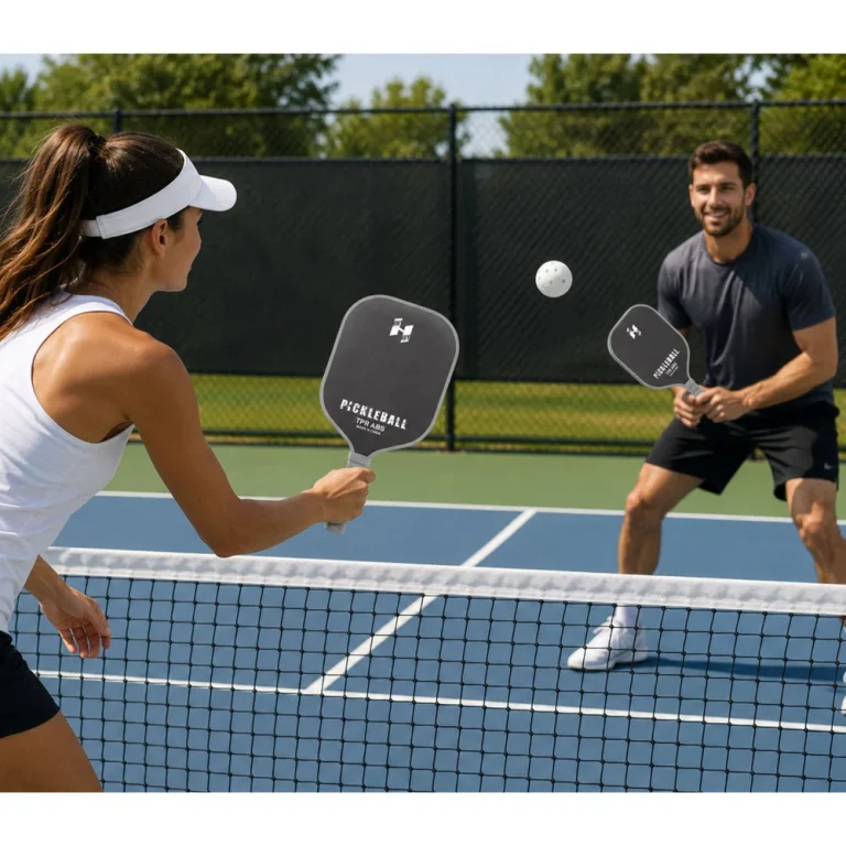 Pickleball Set Crno Sivi 2 Reketa I 2 Loptice 7
