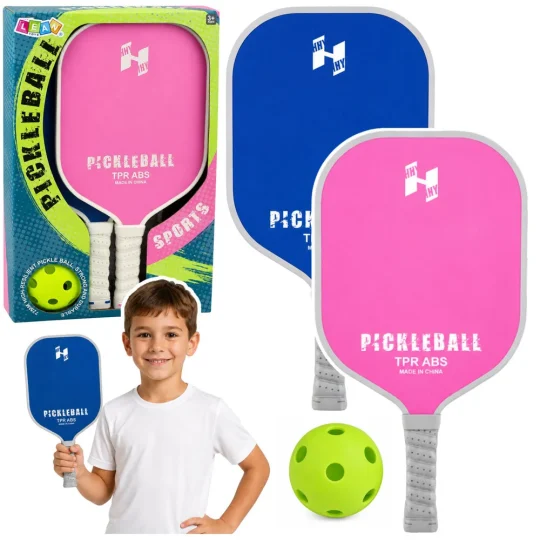 Pickleball Set Ružičasto Plavi 2 Reketa 1