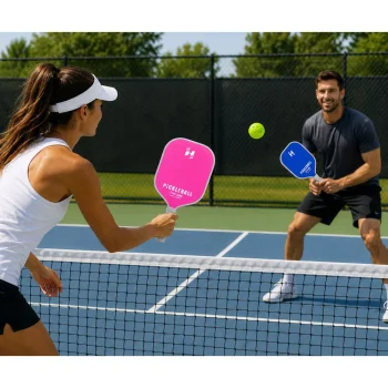 Pickleball Set Ružičasto Plavi 2 Reketa 7