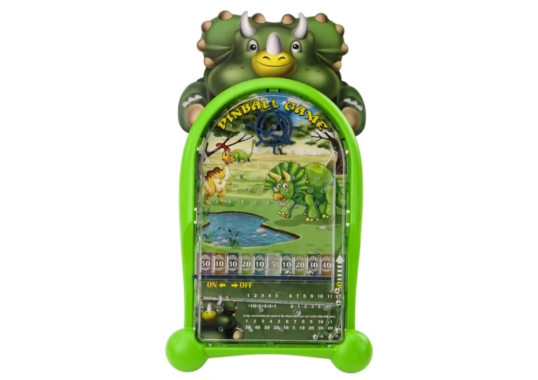 Pinball Arkadna Igra Dinosauri Stoje Zeleno 2