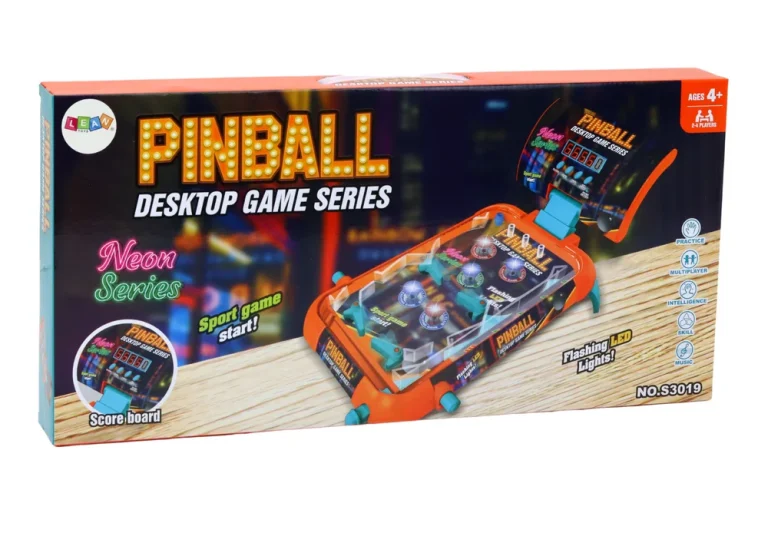 Pinball Arkadna Igra Led Svjetla Zvuci Rezultati, Smeđa 4